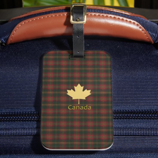 Canadees Bagagelabel van Maple Leaf (Voorkant Insitu 2)