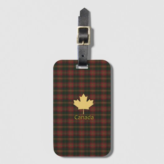 Canadees Bagagelabel van Maple Leaf (Voorkant (verticaal))