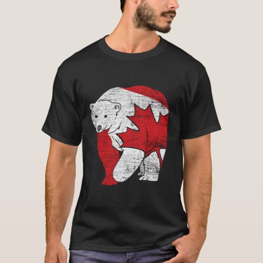 Canadees Beer Maple Leaf Canada T-shirt (Voorkant)