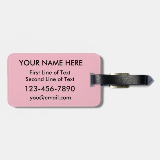 Canadees bij Bagagelabel Sjabloon hart (Achterkant horizontaal)