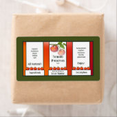 Canadees bliksetiket voor tomatenpuin etiket (Insitu)