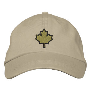 Canadees borduurblaasleder geborduurde pet