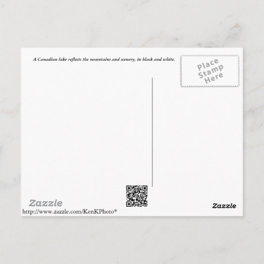 Canadees Briefkaart (Achterkant)