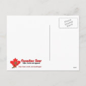 Canadees Briefkaart voor Kerstmis (Achterkant)