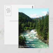 Canadees Briefkaart voor Rocky Mountain (Voorkant / Achterkant)