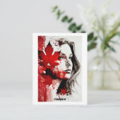 Canadees Briefkaart - Wereld aan Collectie (Staand voorkant)