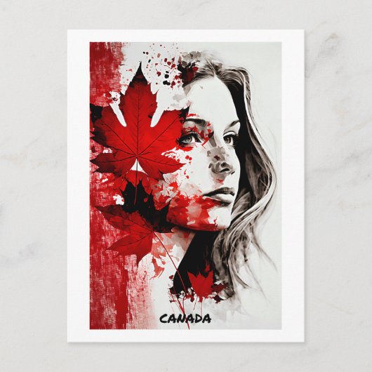 Canadees Briefkaart - Wereld aan Collectie (Voorkant)