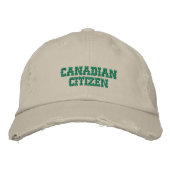 Canadees burger geborduurd Pet (Voorkant)