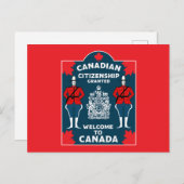 Canadees Burgerschap Viering Gift Briefkaart (Voorkant / Achterkant)