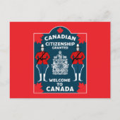 Canadees Burgerschap Viering Gift Briefkaart (Voorkant)