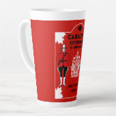 Canadees Burgerschap Viering Gift Latte Mok (Linkerhoek)