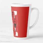 Canadees Burgerschap Viering Gift Latte Mok (Rechts)