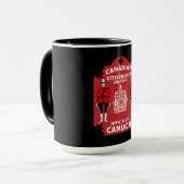 Canadees Burgerschap Viering Gift Mok (Voorkant links)
