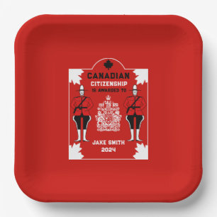 Canadees Burgerschap Viering Gift Papieren Bordje