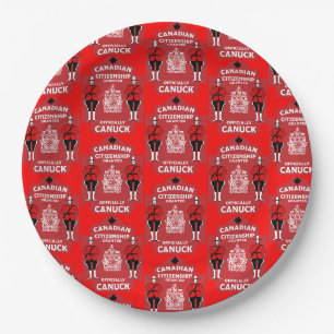 Canadees Burgerschap Viering Gift Papieren Bordje