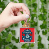 Canadees Burgerschap Viering Gift Sleutelhanger (Hand)