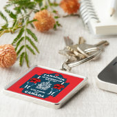 Canadees Burgerschap Viering Gift Sleutelhanger (Zijkant)