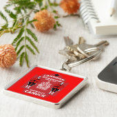 Canadees Burgerschap Viering Gift Sleutelhanger (Zijkant)