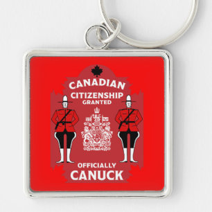 Canadees Burgerschap Viering Gift Sleutelhanger