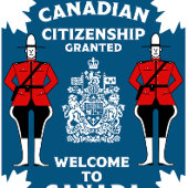 Canadees Burgerschap Viering Gift Spandoek