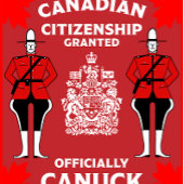 Canadees Burgerschap Viering Gift Spandoek