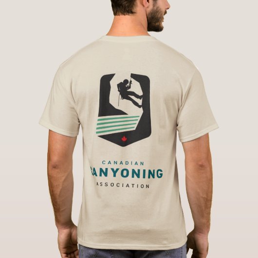 Canadees Canyoning Association Tshirt (Achterkant)
