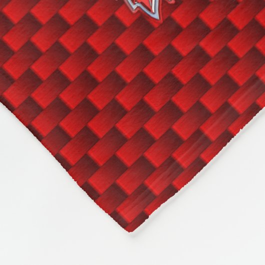 Canadees chroommanleder op koolstofvezelstijlen fleece deken (Hoek)