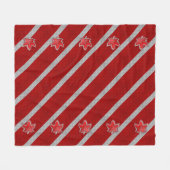 Canadees chroommanleder op koolstofvezelstijlen fleece deken (Voorkant (Horizontaal))