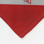 Canadees chroommanleder op koolstofvezelstijlen fleece deken (Hoek)