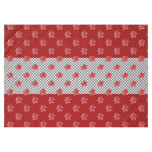 Canadees chroommanleder op koolstofvezelstijlen tafelkleed (Voorkant (Horizontaal))