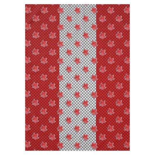 Canadees chroommanleder op koolstofvezelstijlen tafelkleed (Voorkant)