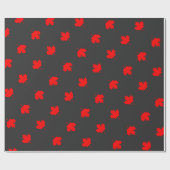 Canadees Cottage Maple Leaf Cadeaupapier (Vlak)