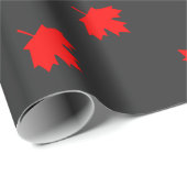 Canadees Cottage Maple Leaf Cadeaupapier (Rol Hoek)