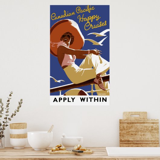  Canadees cruiseschema Poster (Keuken)