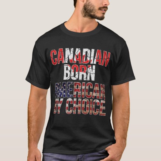 Canadees door Choice National Flag T-shirt (Voorkant)