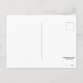 Canadees dorp. Grijze dag Feestdagenkaart (Achterkant)