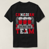 Canadees Drink team, bierdag T-shirt (Design voorkant)