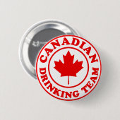 Canadees Drink team Ronde Button 5,7 Cm (Voorkant /achterkant)