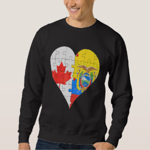 Canadees Ecuadoriaans vlaghart Trui
