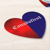 CANADEES EERSTE HART KARTONNEN ONDERZETTERS (Gekanteld)