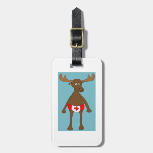 Canadees, Eh? Moose Bagagelabel (Voorkant verticaal)