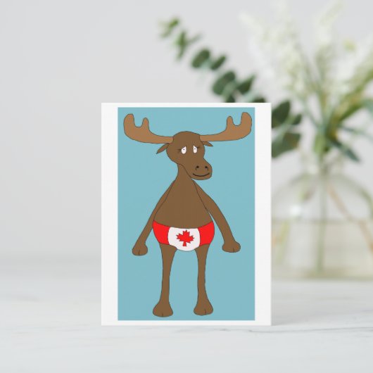 Canadees, Eh? Moose Briefkaart (Staand voorkant)