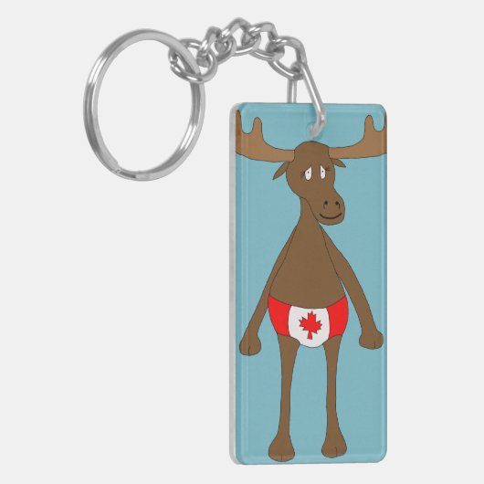 Canadees, Eh? Moose Sleutelhanger (Voorkant Links)