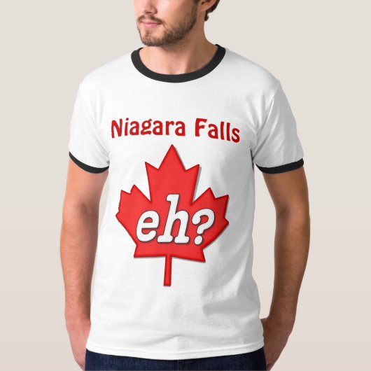 Canadees Eh? - Niagara-Herfsten T-shirt (Voorkant)