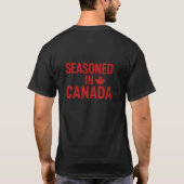Canadees Erfgoed T-Shirt – "Doorgewinterd in Canad (Achterkant)