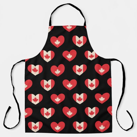 Canadees esdoornblad, harten schort (Voorkant)