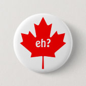 Canadees esdoornblad met Eh Symbol Button (Voorkant)