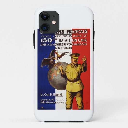 Canadees Francais Case-Mate iPhone Case (Achterkant)