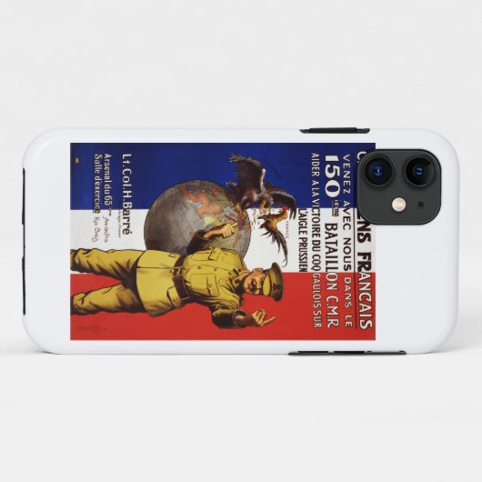 Canadees Francais Case-Mate iPhone Case (Achterkant (horizontaal))