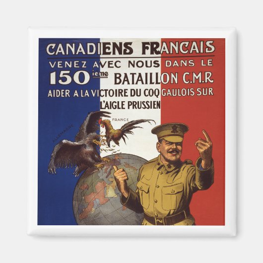 Canadees Francais Magneet (Voorkant)